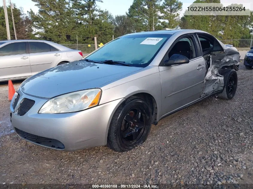 2006 Pontiac G6 Gt VIN: 1G2ZH558064255264 Lot: 40360188