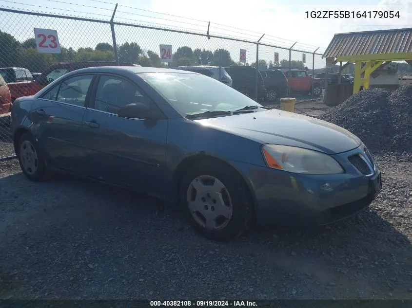 2006 Pontiac G6 VIN: 1G2ZF55B164179054 Lot: 40382108