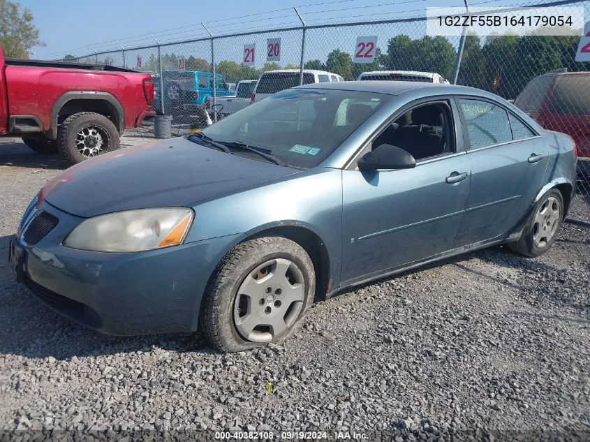 2006 Pontiac G6 VIN: 1G2ZF55B164179054 Lot: 40382108