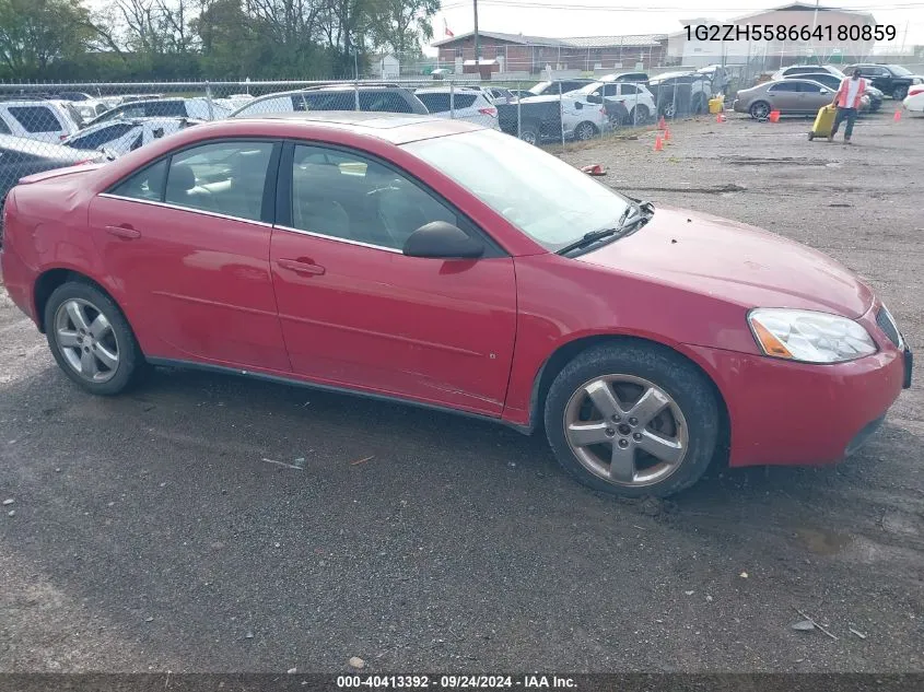 1G2ZH558664180859 2006 Pontiac G6 Gt