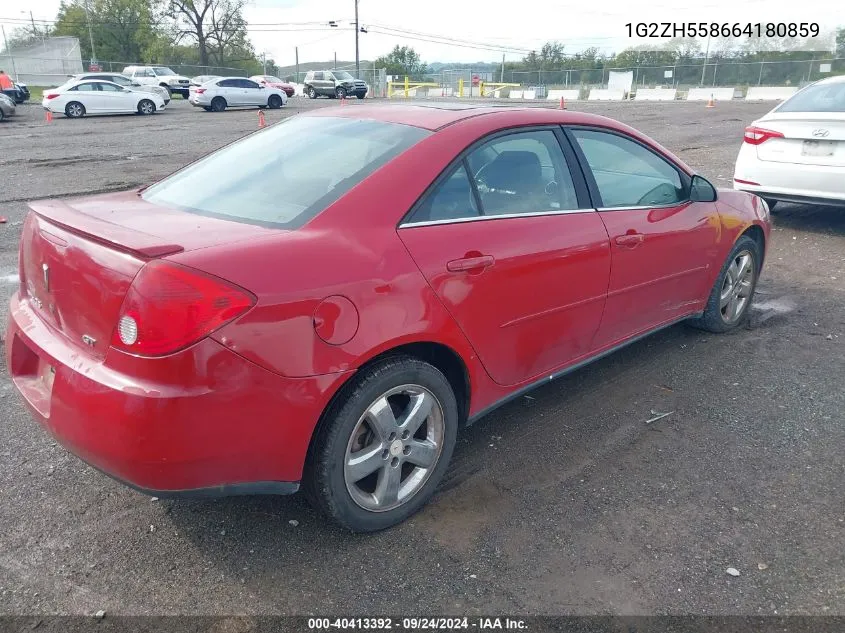 1G2ZH558664180859 2006 Pontiac G6 Gt