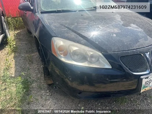 1G2ZM587974231609 2007 Pontiac G6 Gtp