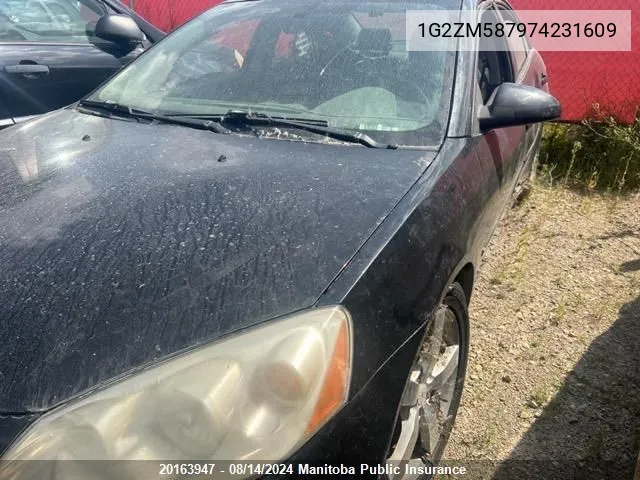 1G2ZM587974231609 2007 Pontiac G6 Gtp