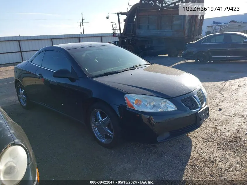 1G2ZH361974179423 2007 Pontiac G6 Gt