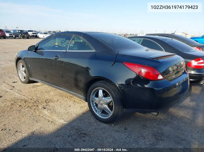 1G2ZH361974179423 2007 Pontiac G6 Gt