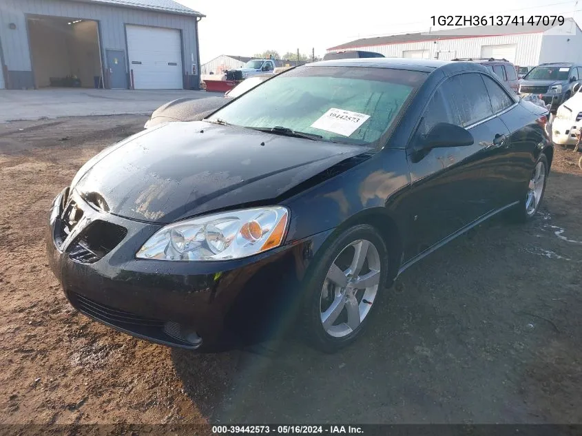 1G2ZH361374147079 2007 Pontiac G6 Gt