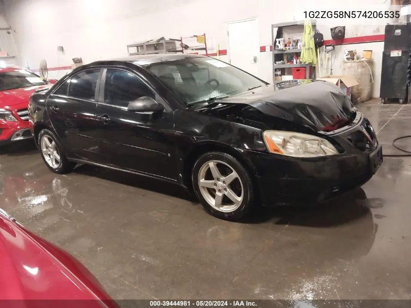 1G2ZG58N574206535 2007 Pontiac G6