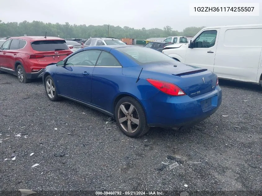 1G2ZH361174255507 2007 Pontiac G6 Gt