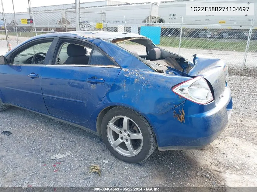 1G2ZF58B274104697 2007 Pontiac G6 Value Leader