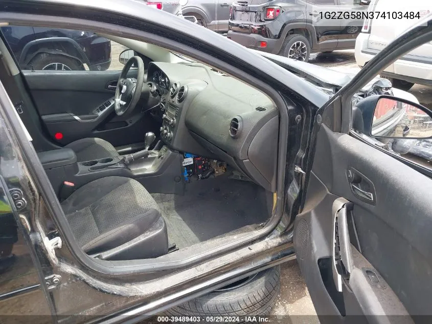 1G2ZG58N374103484 2007 Pontiac G6