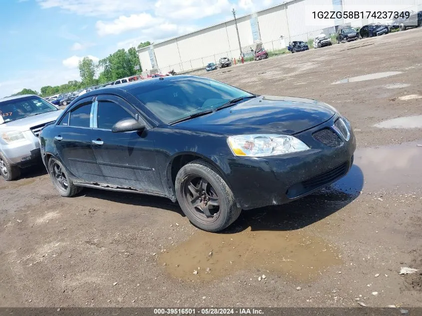 1G2ZG58B174237349 2007 Pontiac G6