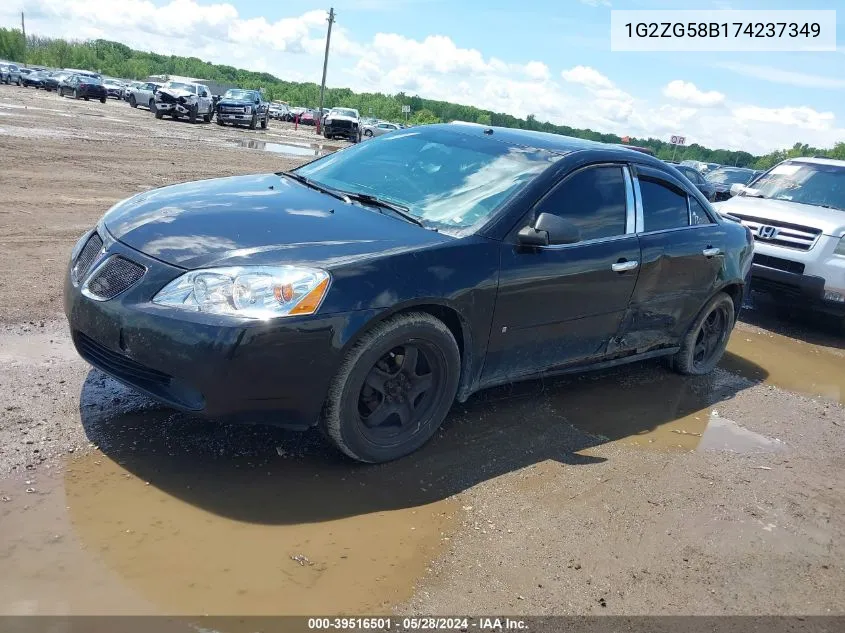 1G2ZG58B174237349 2007 Pontiac G6