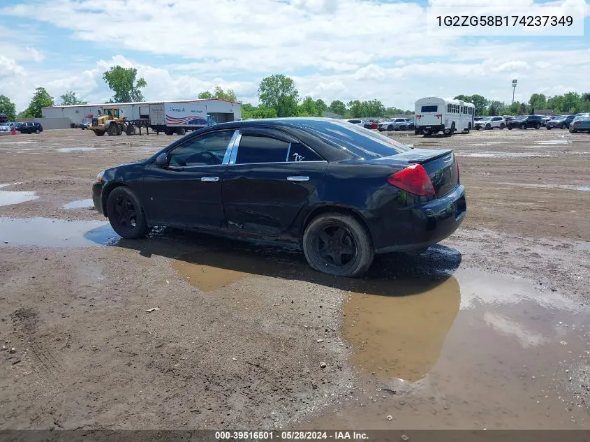 1G2ZG58B174237349 2007 Pontiac G6