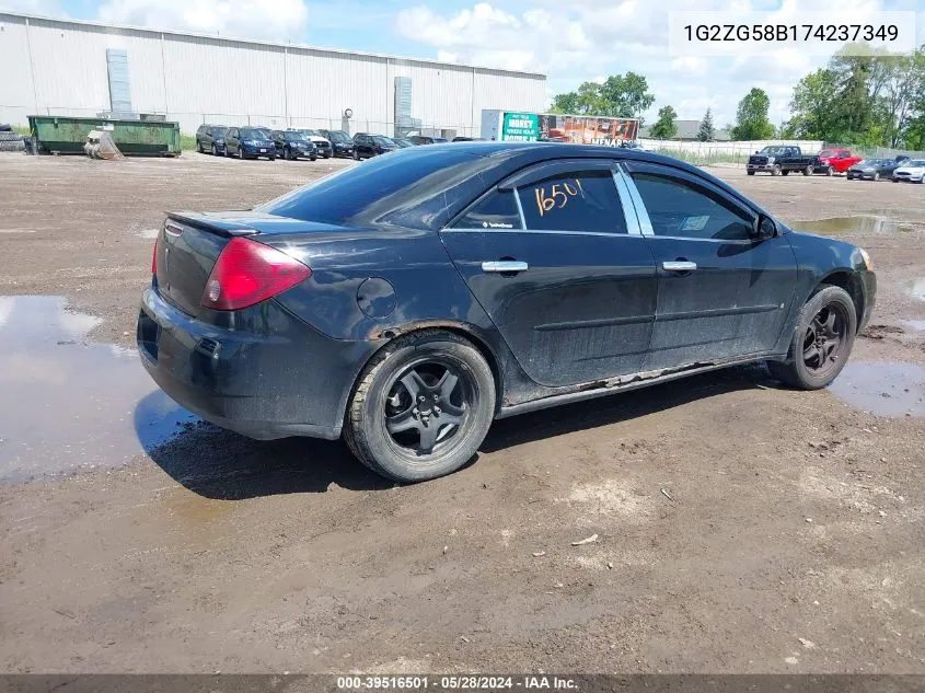 1G2ZG58B174237349 2007 Pontiac G6