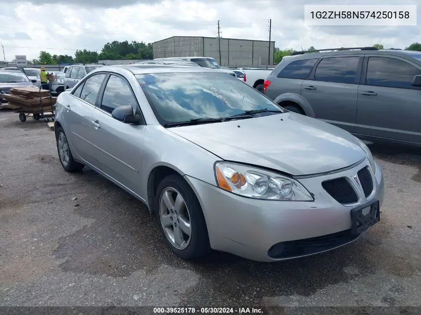 1G2ZH58N574250158 2007 Pontiac G6 Gt