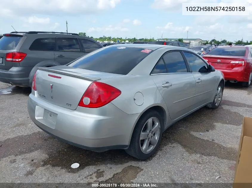 1G2ZH58N574250158 2007 Pontiac G6 Gt