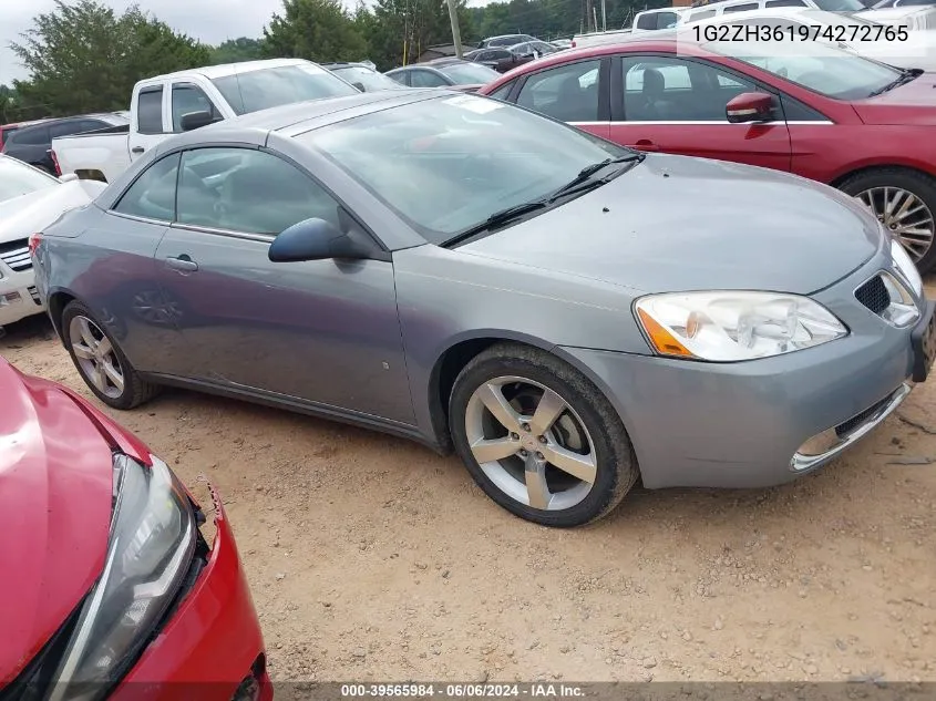 1G2ZH361974272765 2007 Pontiac G6 Gt