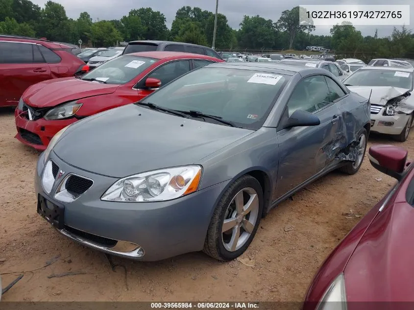 2007 Pontiac G6 Gt VIN: 1G2ZH361974272765 Lot: 39565984