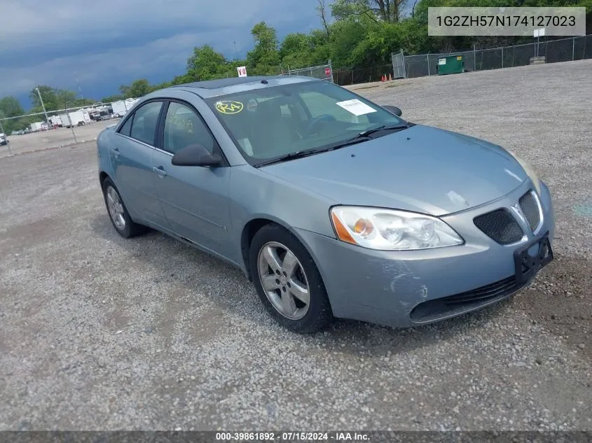 1G2ZH57N174127023 2007 Pontiac G6 Gt