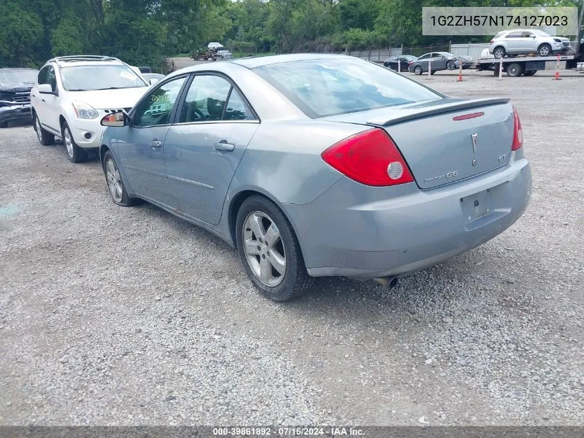 1G2ZH57N174127023 2007 Pontiac G6 Gt