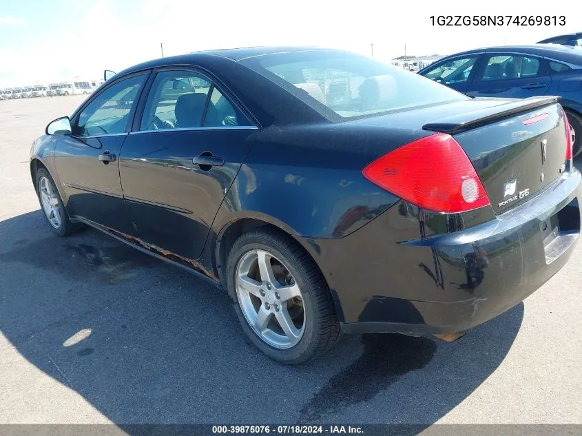 1G2ZG58N374269813 2007 Pontiac G6 Se