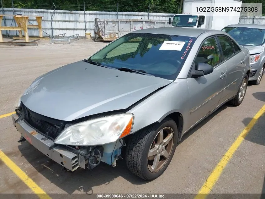 1G2ZG58N974275308 2007 Pontiac G6