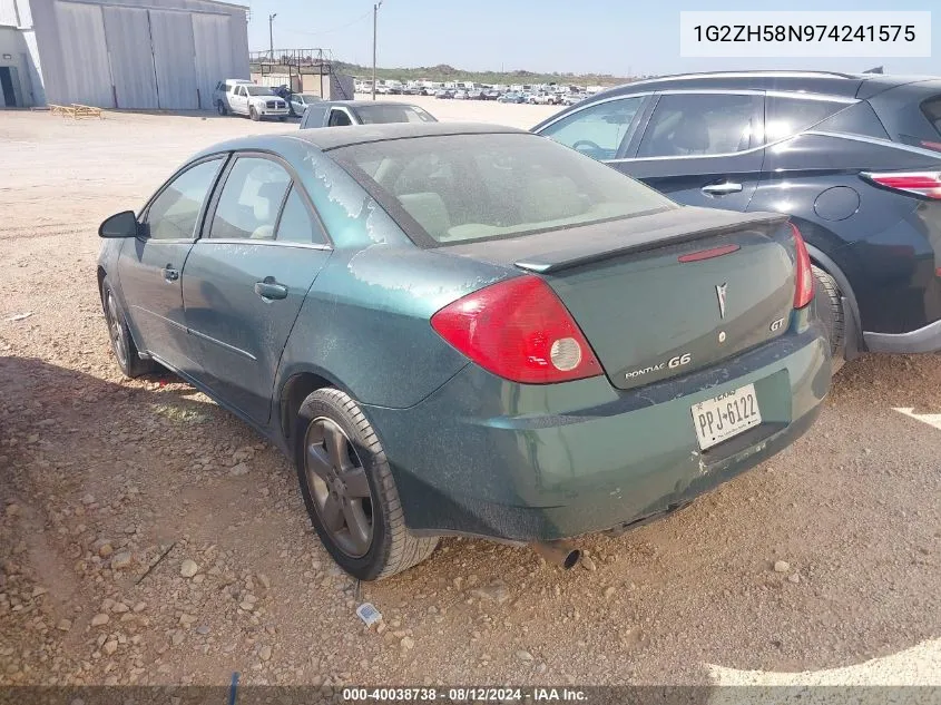 1G2ZH58N974241575 2007 Pontiac G6 Gt