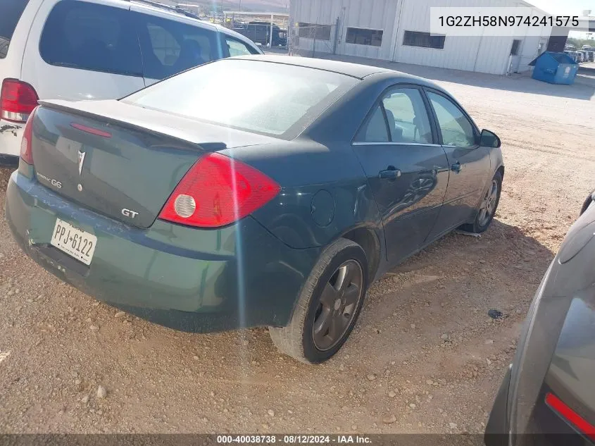 1G2ZH58N974241575 2007 Pontiac G6 Gt