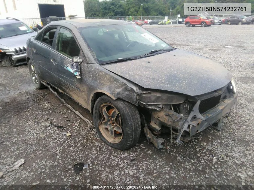 1G2ZH58N574232761 2007 Pontiac G6 Gt