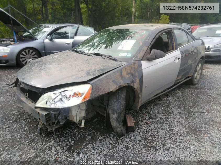 1G2ZH58N574232761 2007 Pontiac G6 Gt