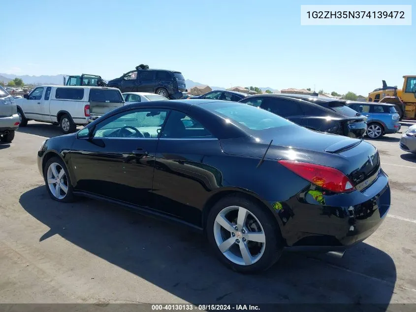 1G2ZH35N374139472 2007 Pontiac G6 Gt