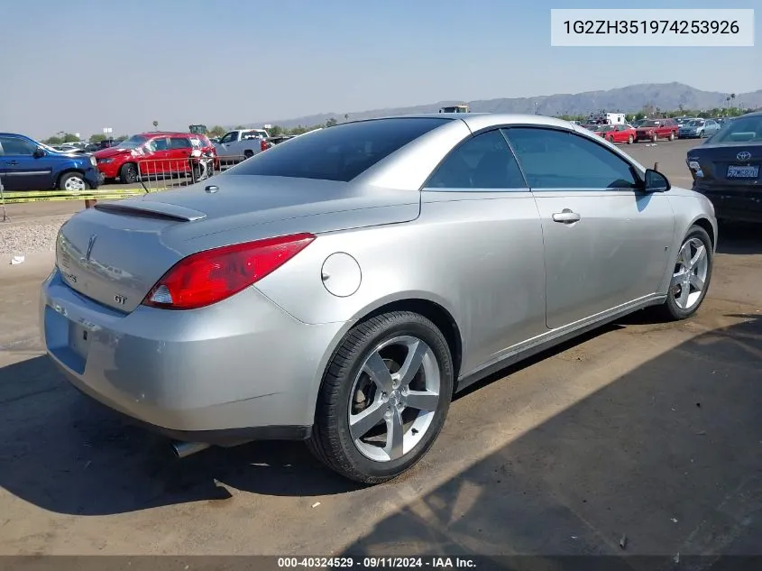 1G2ZH351974253926 2007 Pontiac G6 Gt