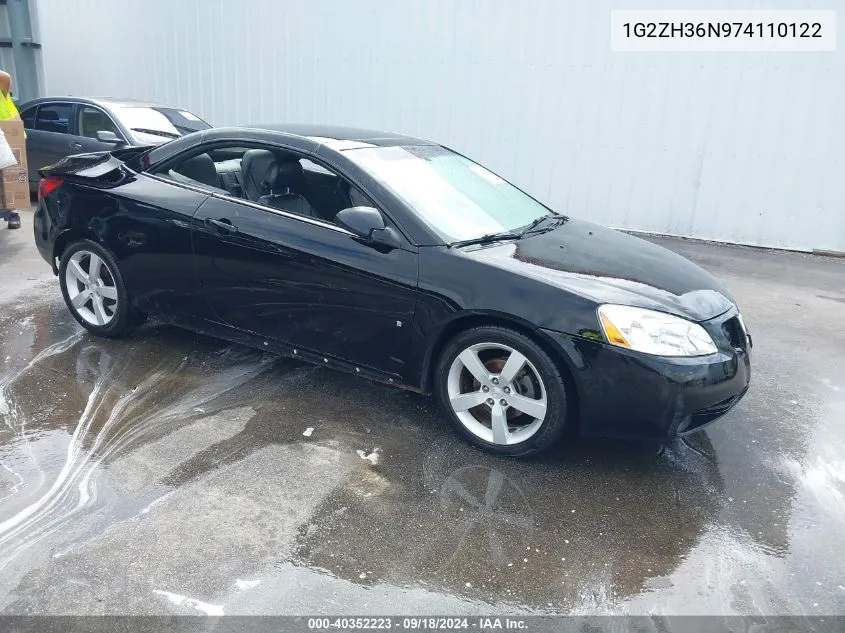 1G2ZH36N974110122 2007 Pontiac G6 Gt