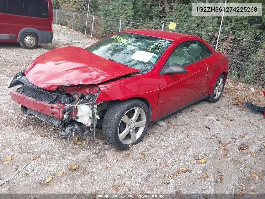 1G2ZH361274225268 2007 Pontiac G6 Gt