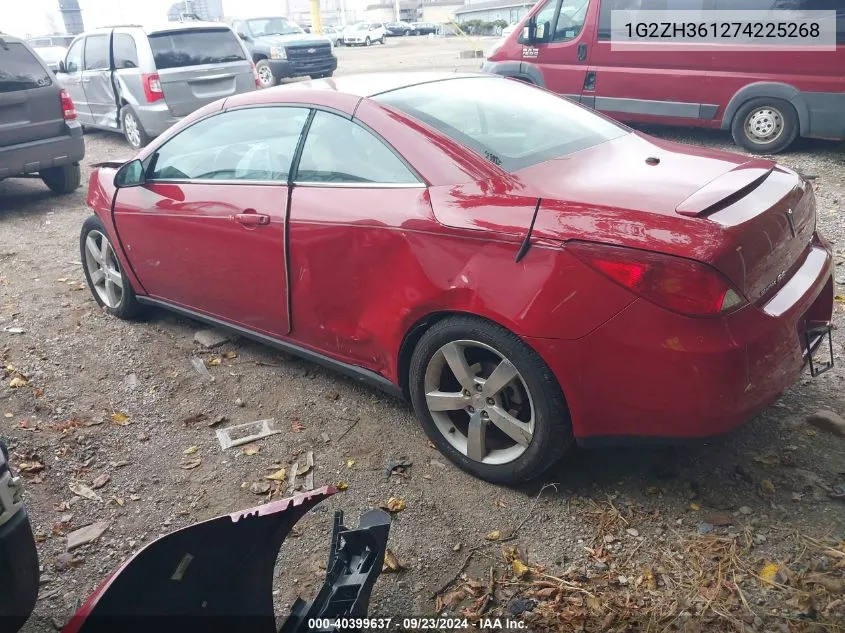 1G2ZH361274225268 2007 Pontiac G6 Gt