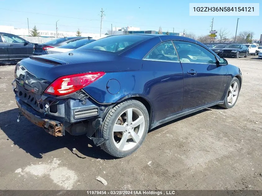 1G2ZH36N584154121 2008 Pontiac G6 Gt