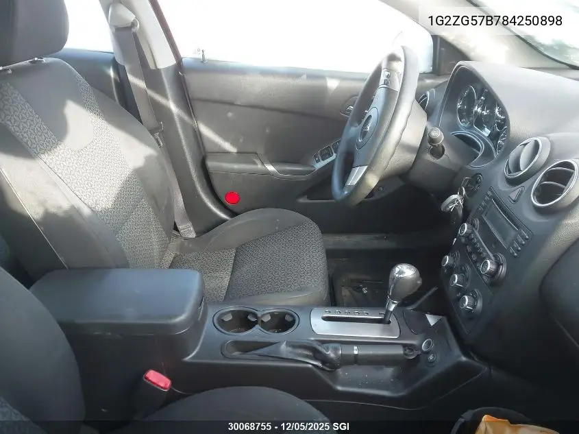1G2ZG57B784250898 2008 Pontiac G6 Se