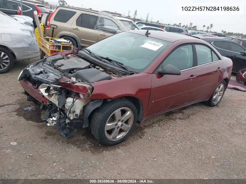 1G2ZH57N284198636 2008 Pontiac G6 Gt