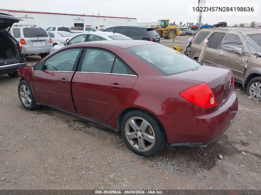 1G2ZH57N284198636 2008 Pontiac G6 Gt