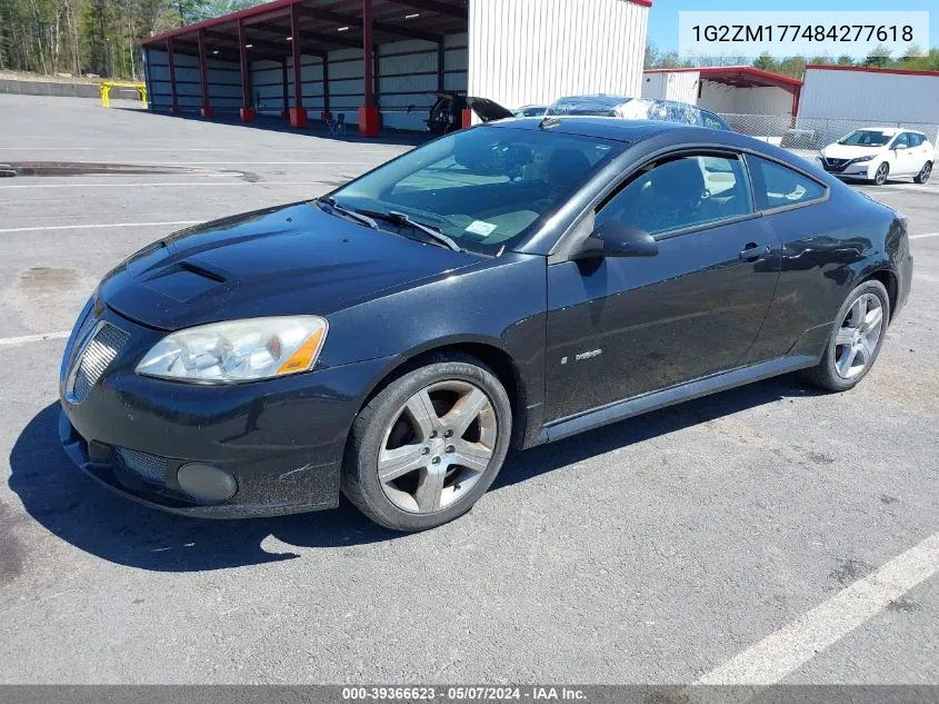 1G2ZM177484277618 2008 Pontiac G6 Gxp