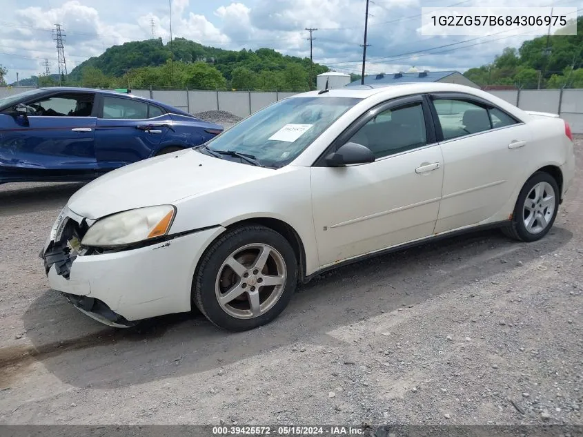 1G2ZG57B684306975 2008 Pontiac G6