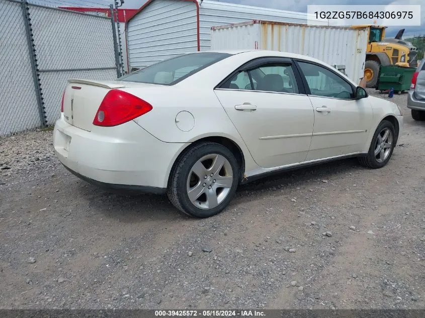 1G2ZG57B684306975 2008 Pontiac G6