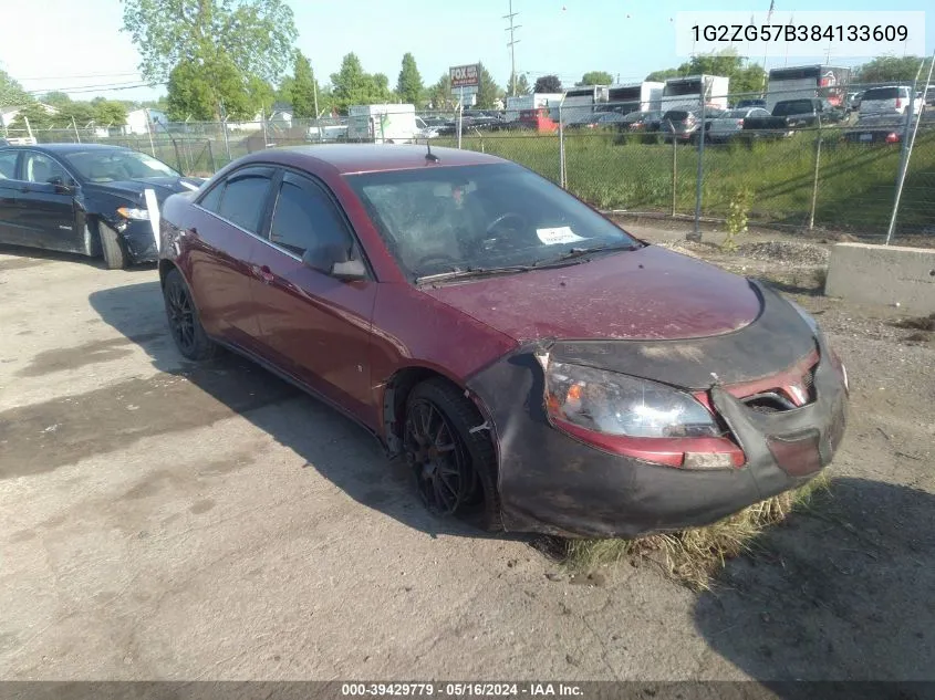 1G2ZG57B384133609 2008 Pontiac G6