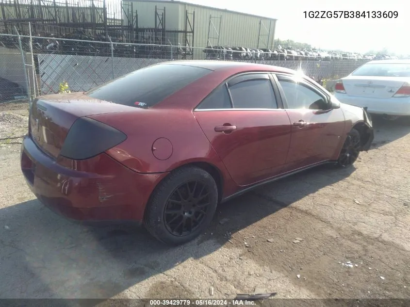 1G2ZG57B384133609 2008 Pontiac G6