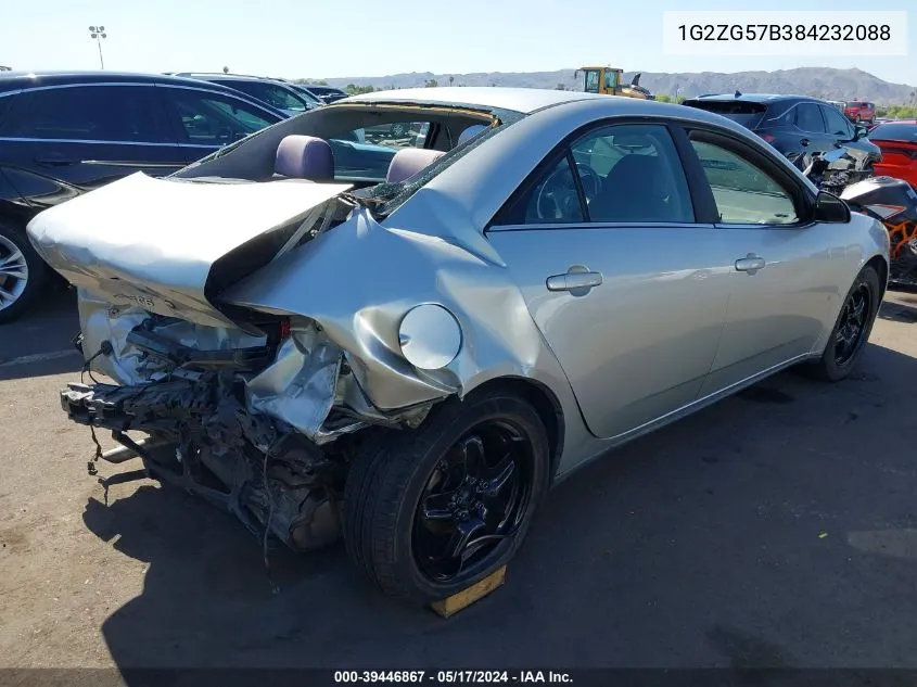 1G2ZG57B384232088 2008 Pontiac G6