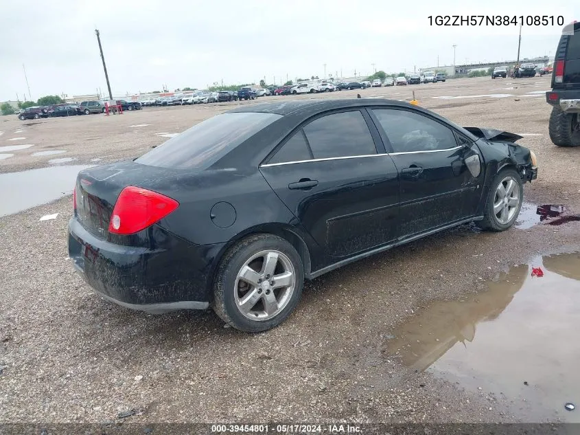 1G2ZH57N384108510 2008 Pontiac G6 Gt