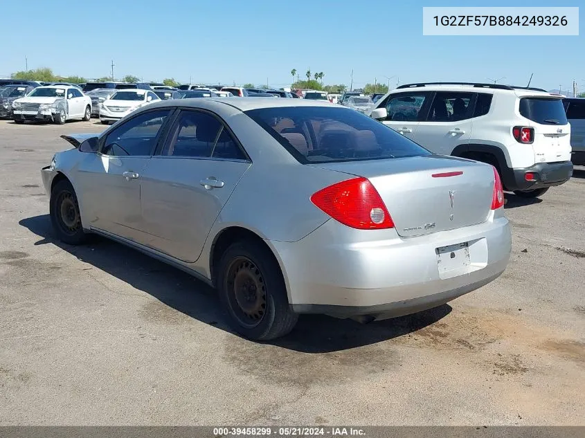 1G2ZF57B884249326 2008 Pontiac G6 Value Leader