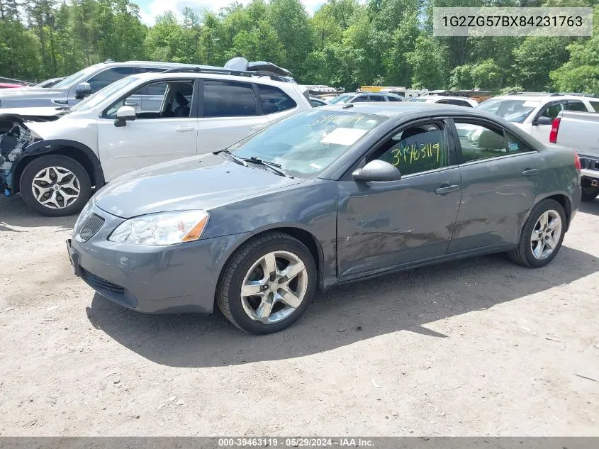 1G2ZG57BX84231763 2008 Pontiac G6