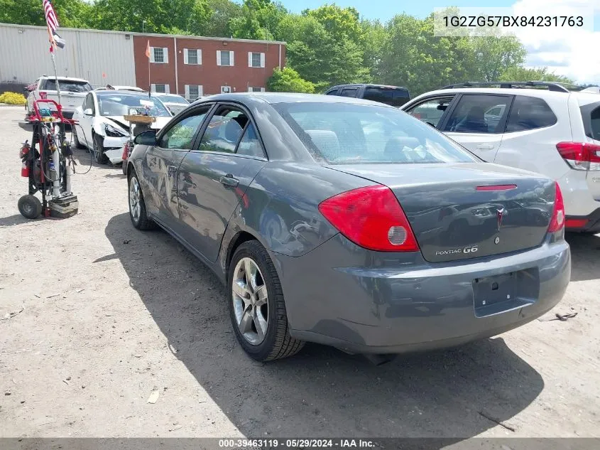 1G2ZG57BX84231763 2008 Pontiac G6