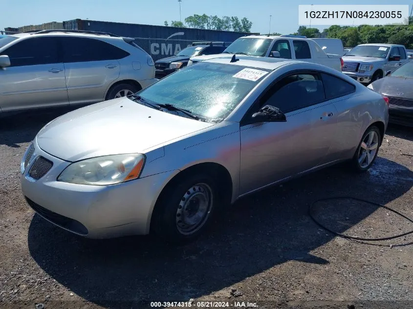 1G2ZH17N084230055 2008 Pontiac G6 Gt